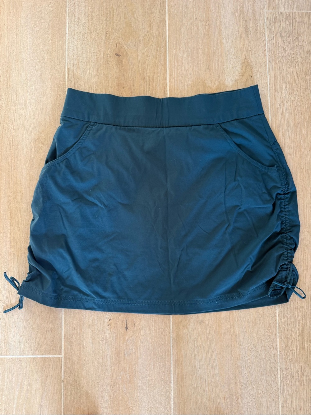 Columbia Teal Active Mini Skort with Side Ruching